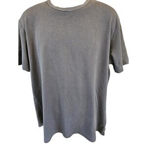 Banana republic size XXL luxe touch soft cotton striped grey short sleeve top